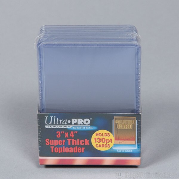 Ultra-Pro Toploaders for 130 Pt. Tr